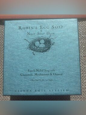Gianna Rose Atelier Robin's Egg Soap & Nest Dish Set